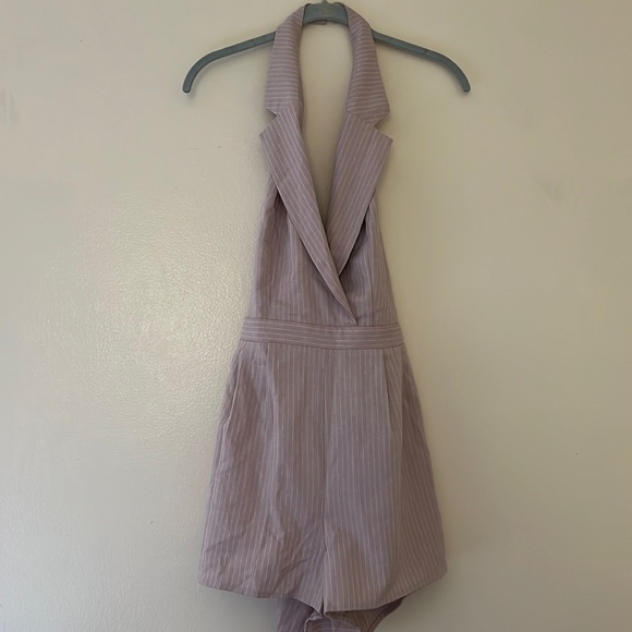 [Charlotte Russe] Halter Open Back Romper - Picture 2 of 7